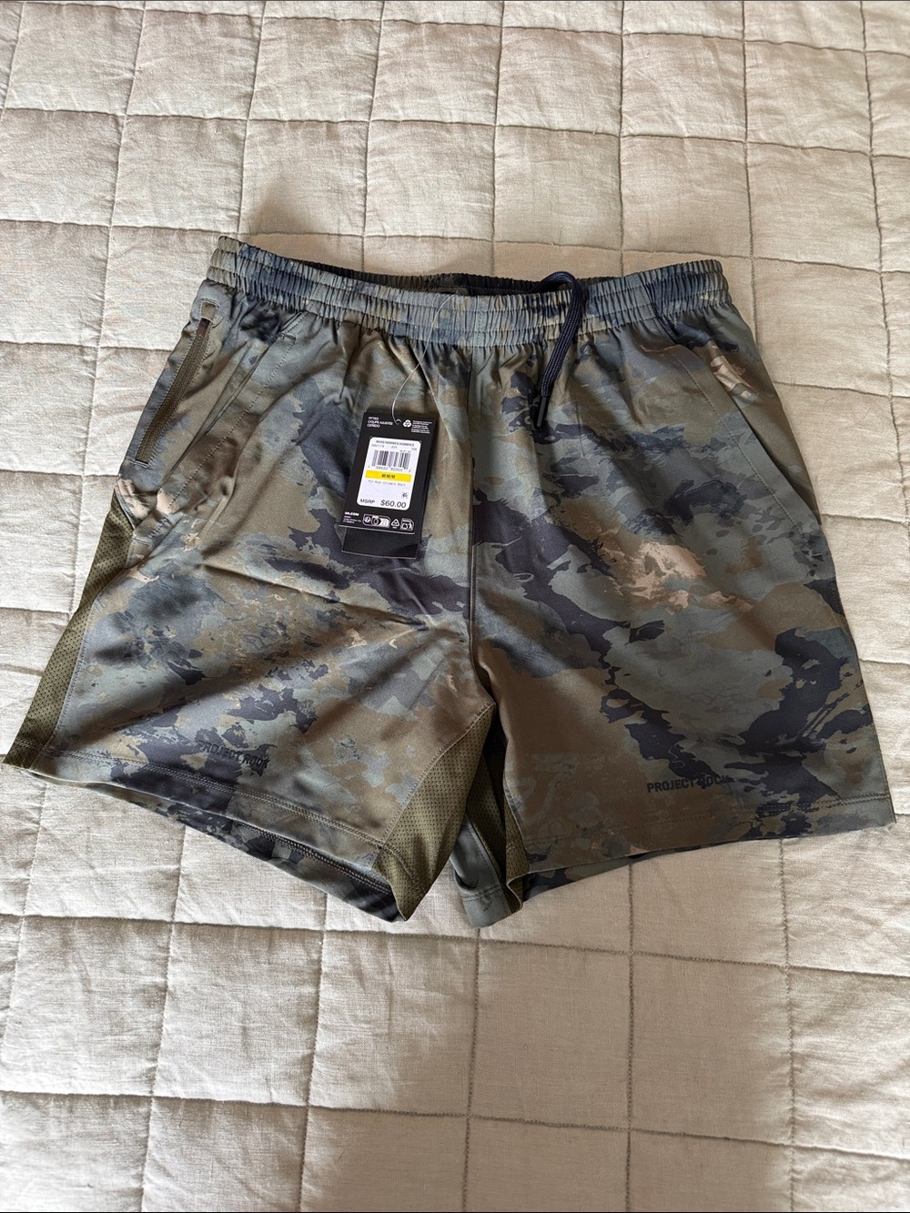 Under Armour Project Rock Ultimate Shorts Men’s Medium Camo Training Shorts NWT